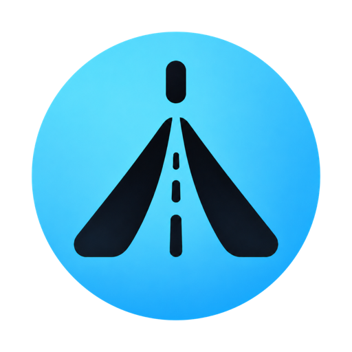 inRoads app icon — a road vanishing to the horizon